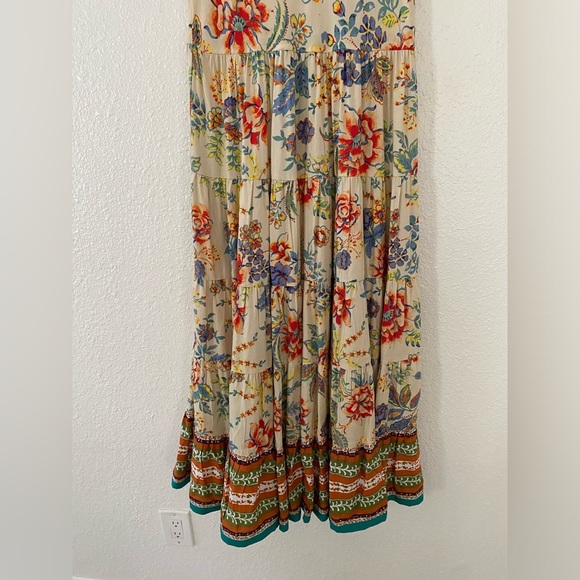 NWT Soft Surroundings Kara Boho Floral Multicolor Fiesta Maxi Dress Small - Picture 6 of 7